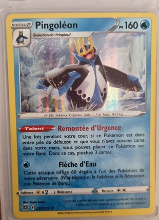 Pingoléon 037/172 holographique, merk: Pokémon, staat: Heel goed, € 1,50, € 2,28 inclusief Kopersbescherming