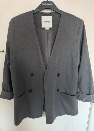 ASOS Monkl Grey Blazer with Buttons., brand: ASOS, condition: New without tags, size: XS / UK 4-6, £1.00, £1.75 includes Buyer Protection