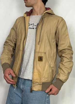 Veste Carhartt Active Jacket Ciré Imperméable Vintage Beige t.S, brand: Carhartt, condition: Very good, size: S, €56.30, €59.82 includes Buyer Protection Pro