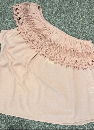 Peacocks Pink One Shoulder Lace Top Uk 14 RRP£15, brand: Peacocks, condition: New with tags, size: XL / UK 20-22, £4.99, £5.94 includes Buyer Protection