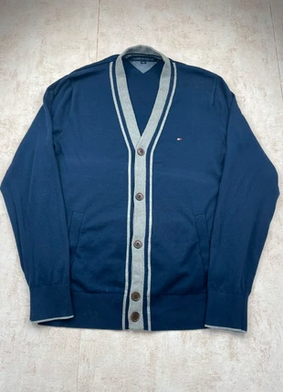 Cardigan Tommy Hilfiger uni - taille L - bleu marine- logo brodé, marca: Tommy Hilfiger, estado: Muy bueno, tamaño: L, 30,00 €, 32,20 € Protección al comprador Pro incluida
