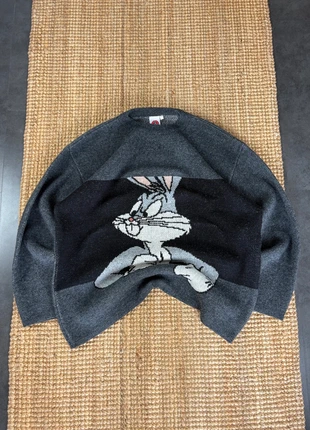 Pull Rare Noir Bux Bunny Looney Tunes Vintage Y2K 2000s, Funky Knitwear Oversize Taille XL, brand: Vintage Dressing, condition: Very good, size: XL, €110.00, €116.20 includes Buyer Protection Pro