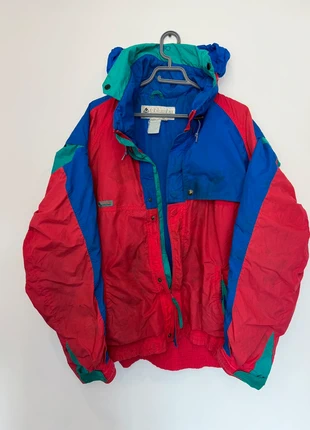 Veste imperméable Columbia rouge et bleu vintage Taille L, marke: Columbia, zustand: Gut, größe: L, 9,00 €, 10,15 € beinhaltet Vinted-Käuferschutz Pro