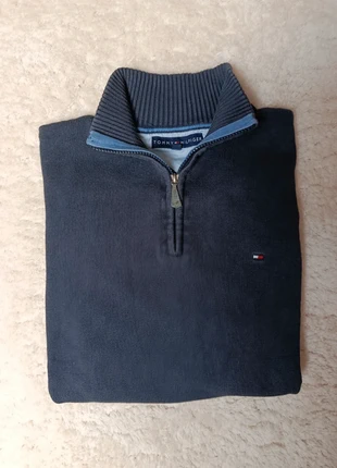 Pull Half Zip Bleu Marine Tommy Hilfiger Taille L Homme, marke: Tommy Hilfiger, zustand: Sehr gut, größe: L, 40,00 €, 42,70 € inklusive Vinted-Käuferschutz