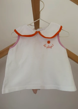 Débardeur à col jacadi 18 mois 81cm, brand: Jacadi, condition: Good, size: 12-18 months / 80 cm, €3.00, €3.85 includes Buyer Protection
