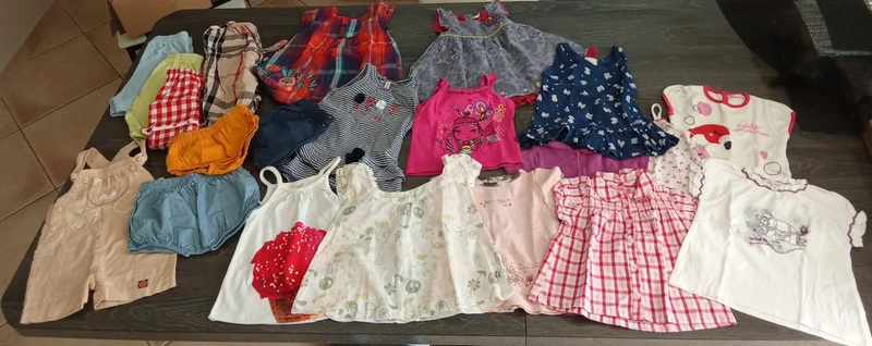 Lot vêtements fille été 6 mois - photo numéro 2