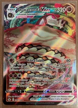 Dunaconda Vmax - 090/198 Pokémon EB06 FR, marke: Asmodee, zustand: Neu, 7,00 €, 8,05 € inklusive Vinted-Käuferschutz