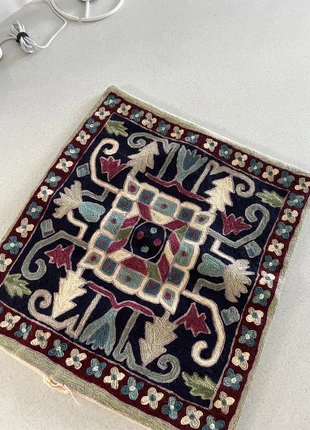 Hand-Embroidered Indian Cushion Cover – Boho Decor, brand: Indian, condition: Satisfactory, size: Other, £9.00, £10.15 includes Buyer Protection