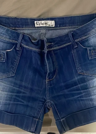 jeans shorts dark blue low waist, marque: Revers Jeans, état: Très bon état, taille: M / 38 / 10, 2,00 €, 2,80 € Protection acheteurs incluse