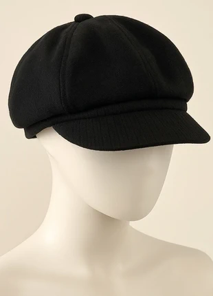 Cappello nero in panno stile baker boy – Taglia unica / Black wool cap / Casquette noire, condizioni: Nuovo senza cartellino, taglia: Taglia unica, €15.00, €16.45 include la Protezione acquisti