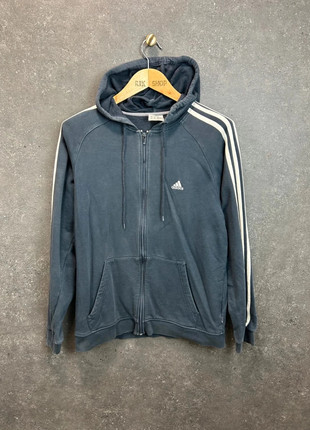 Adidas Veste zippée . Marine M Homme Coton Logo brodé Col rond Adidas #0365, marque: adidas, état: Très bon état, taille: M, 14,25 €, 15,66 € Protection acheteurs (Pro) incluse