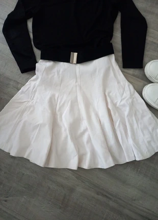 White skirt knitwear, marque: Più & Più, état: Très bon état, taille: M / 38 / 10, 6,00 €, 7,00 € Protection acheteurs incluse