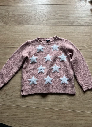 Pull rose kiabi motif étoiles blanches 4ans, brand: Kiabi, condition: Very good, size: 4 years / 104 cm, €4.00, €4.90 includes Buyer Protection