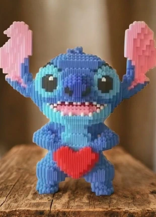 Mini 3D Puzzle by Stitch 🧩 | Building Blocks in Bag with Instructions, merk: Local, staat: Heel goed, maat: Universeel, € 15,00, € 16,45 inclusief Kopersbescherming