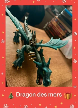🎄 Dragon des mers Mega Bloks / Type Lego – 45 cm 🎁, marca: Mega Bloks, estado: Muito bom, tamanho: Tamanho único, €50.00, €53.20 inclui Proteção do Comprador