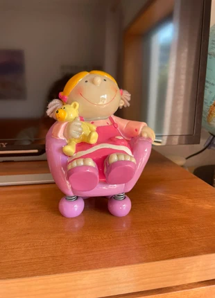 Mealheiro infantil em cerâmica / Ceramic kids piggy bank, marca: Kids, estado: Muito bom, €2.00, €2.80 inclui Proteção do Comprador