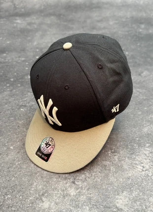 🧢 Casquette Yankees 47 Brand Snapback – noire & beige – ajustable scratch, marque: 47 Brand, état: Très bon état, taille: Taille unique, 19,00 €, 20,65 € Protection acheteurs incluse
