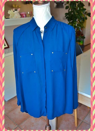 chemise H&m bleu taille Xl, marque: H&M, état: Très bon état, taille: XL / 42 / 14, 9,00 €, 10,15 € Protection acheteurs (Pro) incluse