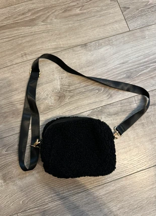 Sac à bandoulière effet moutmout noir, brand: Noir, condizioni: Nuovo senza cartellino, €10.00, €11.20 include la Protezione acquisti