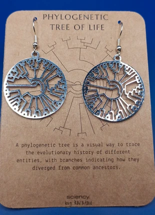 Phylogenetic Tree of Life Earrings, marke: Sonstiges, zustand: Neu, 10,00 €, 11,20 € inklusive Vinted-Käuferschutz