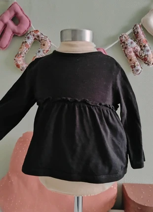 Tunique noire fille 6 mois, brand: Kiabi, condizioni: Ottime, taglia: 3-6 mesi / 62 cm, €1.20, €1.96 include la Protezione acquisti