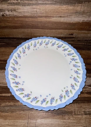 Très grande assiette plat de service Arcopal modèle Isabelle fleur bleu ancien vintage, brand: Arcopal, condition: Very good, €12.00, €13.30 includes Buyer Protection Pro