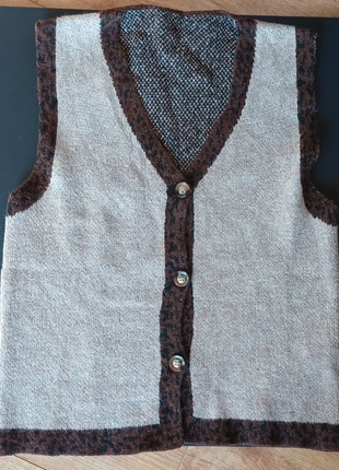 Gilet sans manches beige et marron- taille S – léopard- neuf, marque: sansnom., état: Neuf sans étiquette, taille: S / 36 / 8, 15,50 €, 16,98 € Protection acheteurs incluse