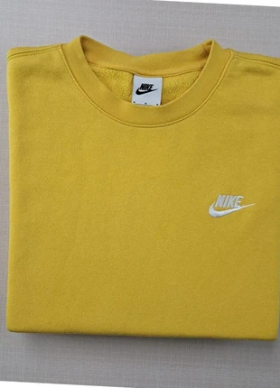 Crewneck sweat pull à col rond Nike jaune uni logo brodé broderie taille M coton, marca: Nike, estado: Muy bueno, tamaño: M, 30,00 €, 32,20 € Protección al comprador incluida