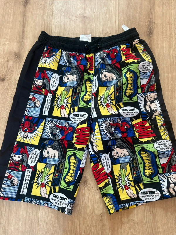 Short 11/12 ans personnages de BD