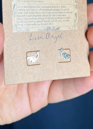 Charming Diplodocus Stud Earrings in Sterling Silver for Dino Lovers, marque: Lisa Angel, état: Très bon état, 14,99 €, 16,44 € Protection acheteurs (Pro) incluse