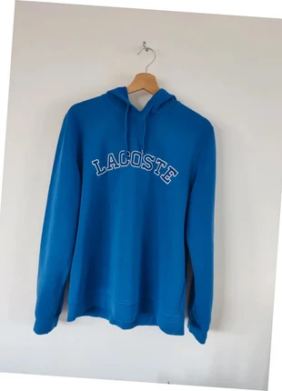 Pull à capuche Lacoste bleu taille M, marque: Lacoste, état: Très bon état, taille: M, 25,00 €, 26,95 € Protection acheteurs incluse