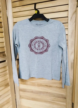 T-shirt mixte manches longues gris chiné Okaïdi 8ans 💠💠, marca: Okaïdi, estado: Muito bom, tamanho: 8 anos / 128 cm, €3.00, €3.85 inclui Proteção do Comprador Pro