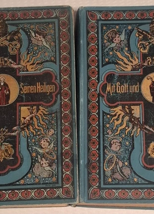 2 Livres anciens 1900 Heinrich Hacke Mit Gott und seinen Heiligen, estado: Bueno, 160,00 €, 168,70 € Protección al comprador incluida