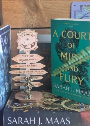 Acotar bookish inspired sign, with brass fairy ornament, brand: Fairy, condition: New without tags, £7.97, £9.07 includes Buyer Protection Pro