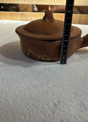 Poêlon en grès marron avec couvercle, marke: Grès, zustand: Sehr gut, 4,00 €, 4,90 € inklusive Vinted-Käuferschutz