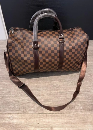 Brown Pu Leather Men Women Travel Holdall Luxury Bag Girls Boys Unisex Gym Bag Shoulder strap, brand: Unbranded, condition: New with tags, £9.99, £11.19 includes Buyer Protection