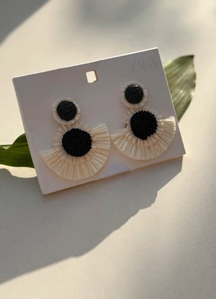 Pendientes combinados textura de zara, marca: Zara, estado: Nuevo con etiquetas, 12,00 €, 13,30 € Protección al comprador incluida