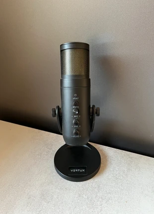 Microphone Vertux | Noir sur pied, merk: Vertux, staat: Heel goed, € 20,00, € 21,70 inclusief Kopersbescherming