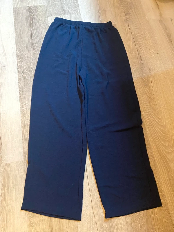 pantalon léger tranquille bleu marine taille M