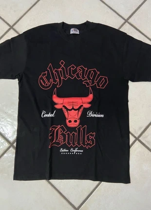 chicago bulls nba oversized t shirt cotton casual, marca: Chicago Bulls, estado: Muito bom, tamanho: M, €5.00, €5.95 inclui Proteção do Comprador