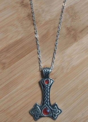 Pendentif marteau de Thor , collier viking mjolnir en etain, condizioni: Nuovo con cartellino, €7.90, €9.00 include la Protezione acquisti