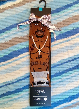 Stance socks 2Pac, merk: Stance, staat: Nieuw zonder prijskaartje, maat: M | 43β46, β¬ 90,00, β¬ 95,20 inclusief Kopersbescherming