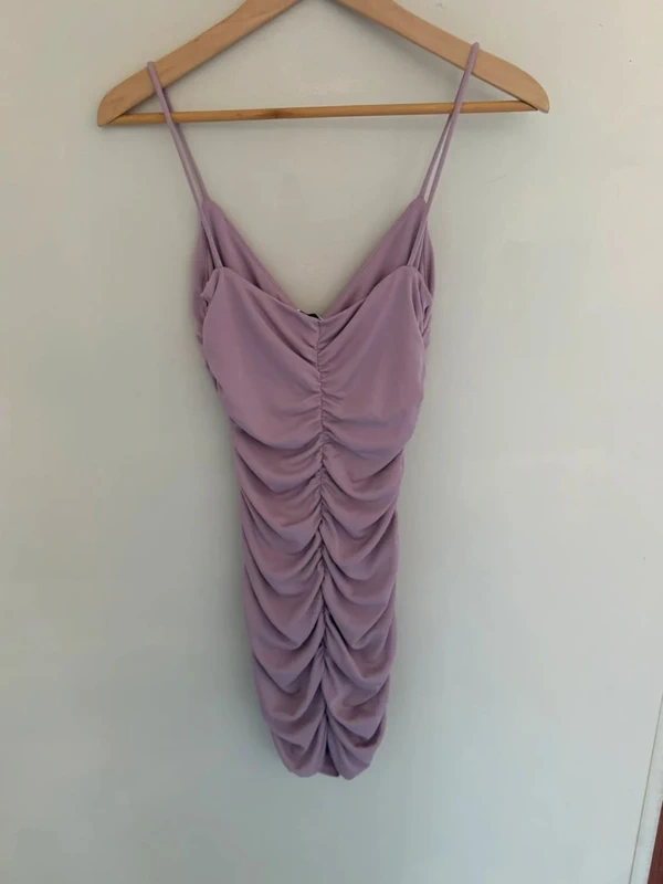 Robe Zara a fronces rose - photo numéro 4