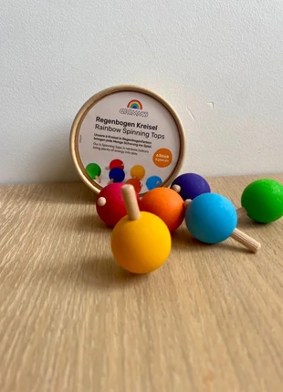Grimms 6 Spinning Tops - Rainbow 44100, brand: GRIMM'S, condizioni: Nuovo con cartellino, taglia: Taglia unica, €16.90, €18.45 include la Protezione acquisti Pro