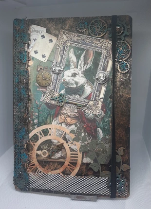 Carnet steampunk "Lapin Blanc", condition: New without tags, €25.00, €26.95 includes Buyer Protection Pro