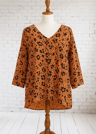 Blouse fluide à motifs – Tom Tailor DENIM – Taille L, marke: Tom Tailor, zustand: Sehr gut, größe: L / 40 / 12, 6,00 €, 7,00 € inklusive Vinted-Käuferschutz