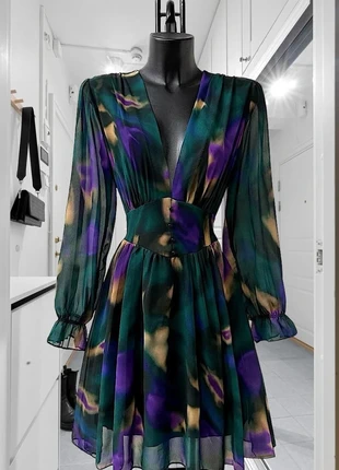 Robe courte tons chauds imprimée, brand: Boutique Italiana, condition: Very good, size: L / 40 / 12, €33.00, €35.35 includes Buyer Protection Pro