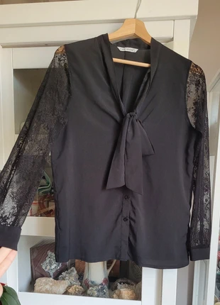 Chemise chic noir 🖤, brand: pervente, condition: Very good, size: S / 36 / 8, €6.00, €7.00 includes Buyer Protection