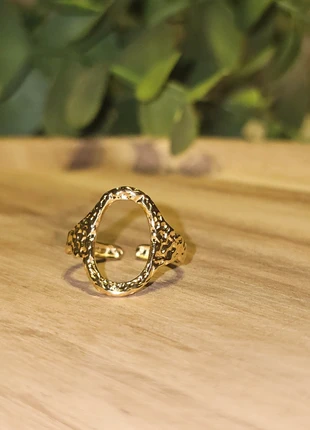 Anel aço inoxidável, marca: Tendance, estado: Novo com etiquetas, tamanho: Ajustável, €9.99, €11.19 inclui Proteção do Comprador