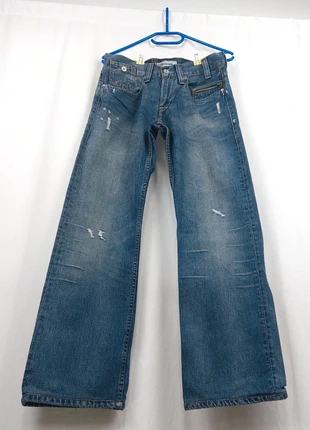 Levi's 506 Archive Distressed Loose Baggy jeans Vintage Y2K Streetwear, marca: Levi's, estado: Bom, tamanho: PT 40 | W30, €19.00, €20.65 inclui Proteção do Comprador